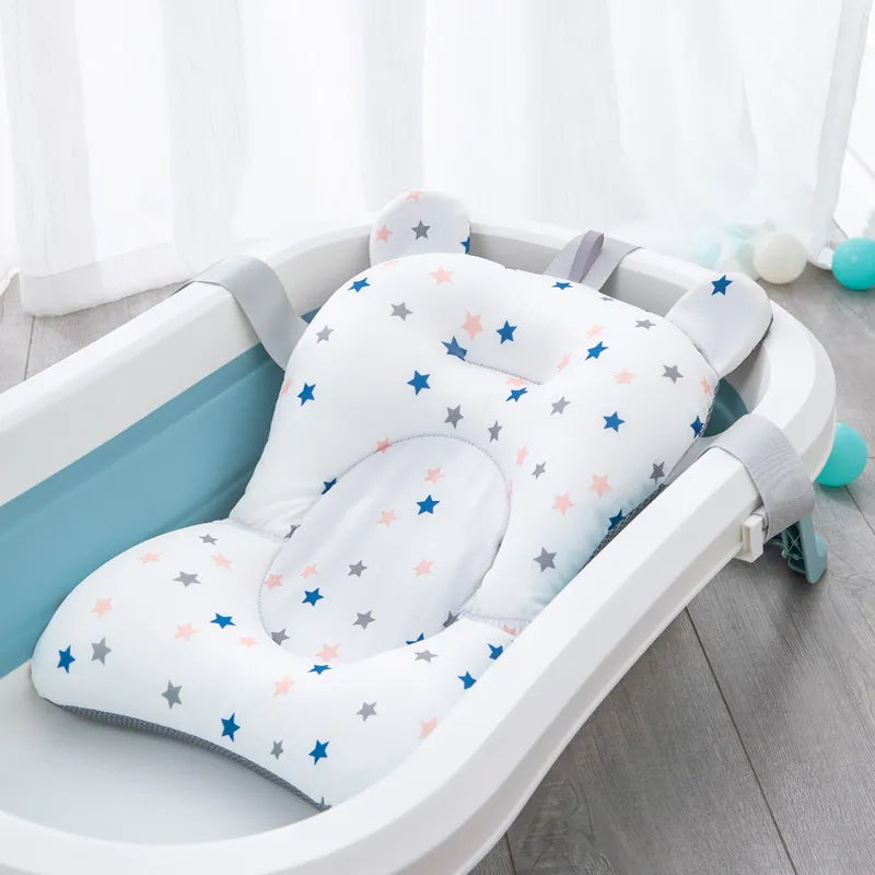 Compact baby bath pillow