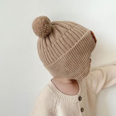 Cartoon Bear Baby Beanie