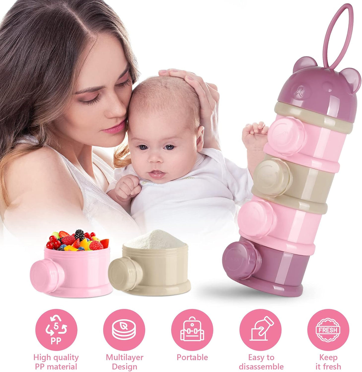 Portable Baby Food Storage Box