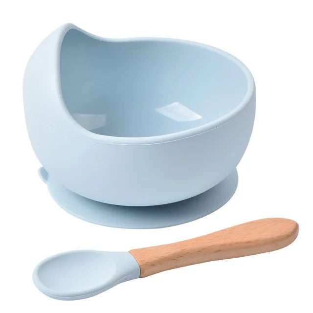 Waterproof Suction Bowl with Spoon