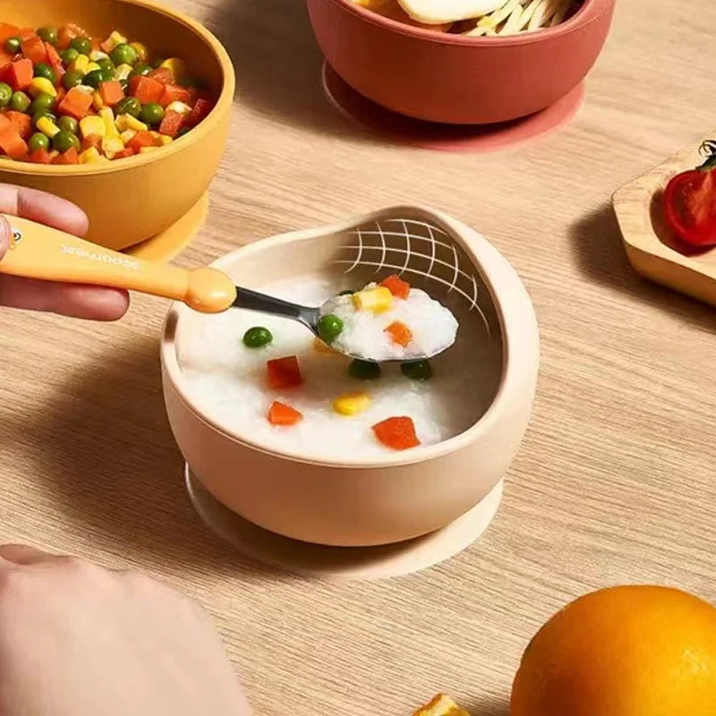 Waterproof Suction Bowl with Spoon