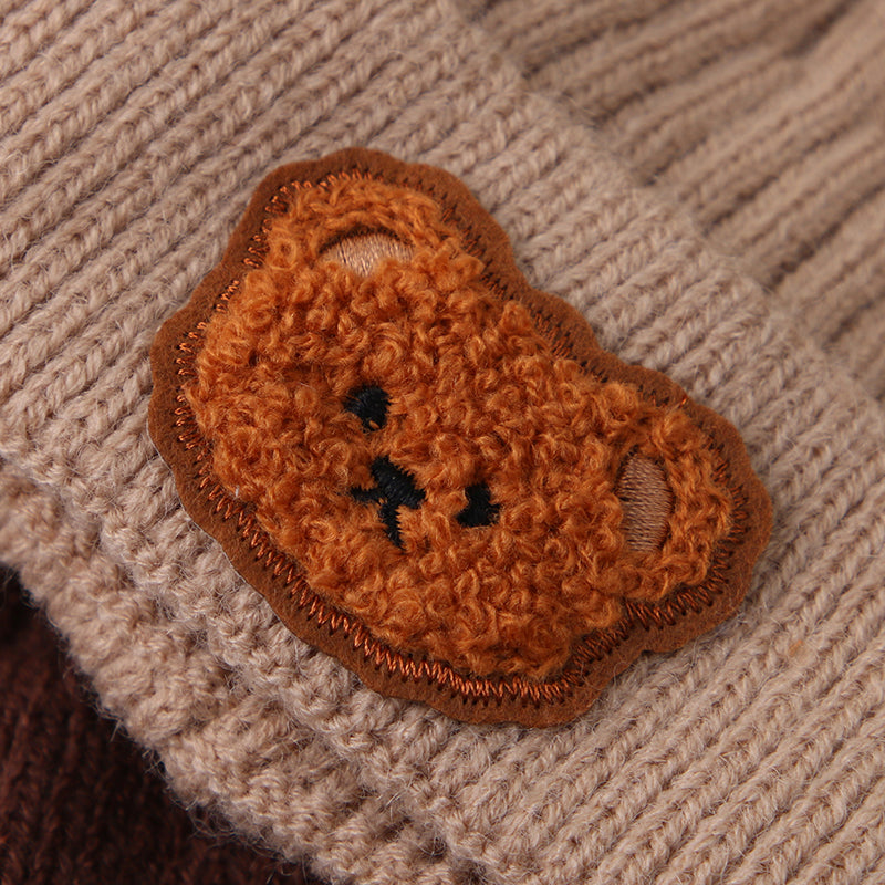 Cartoon Bear Baby Beanie