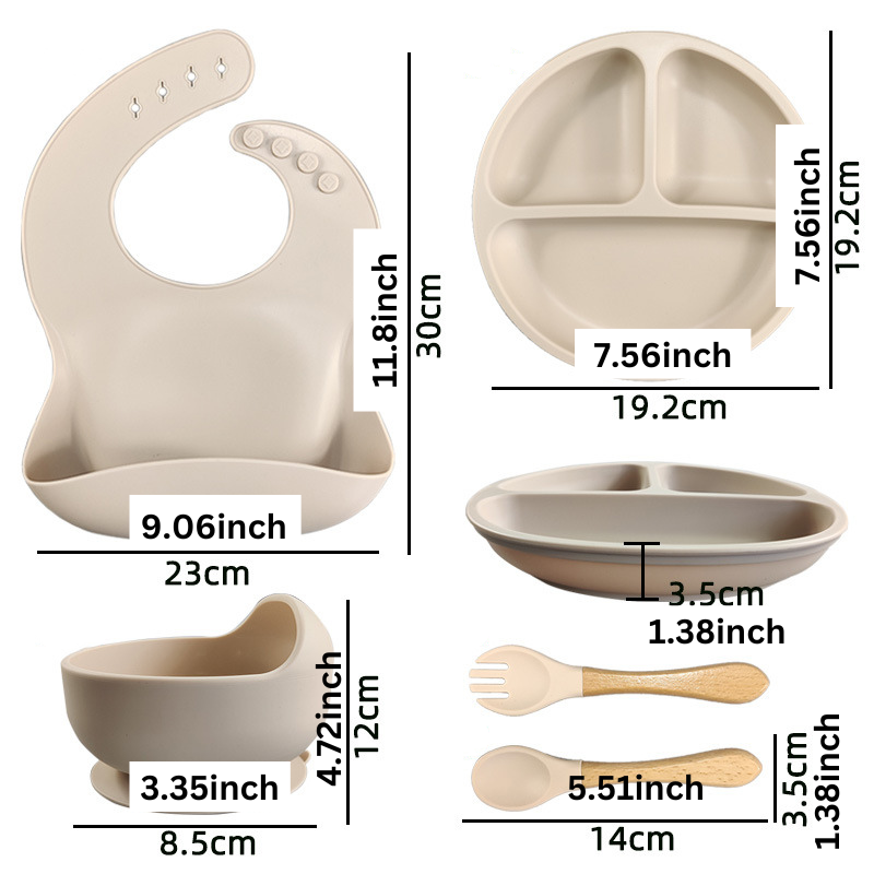 Silicone Feeding Set