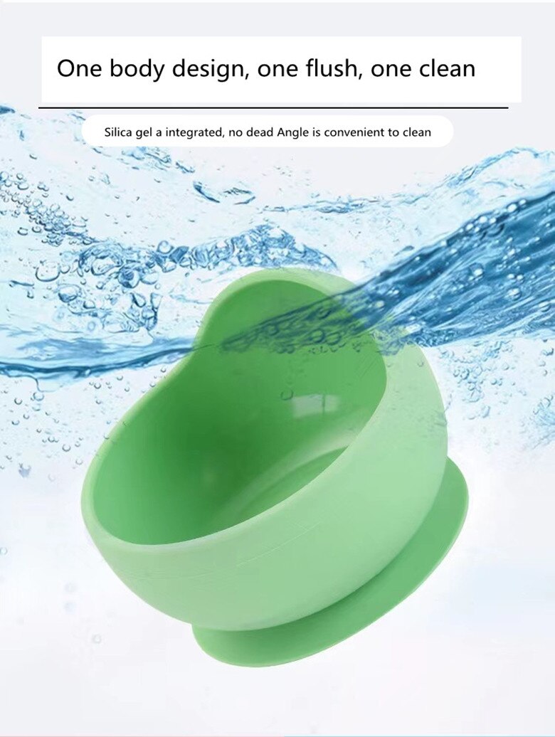 Waterproof Suction Bowl with Spoon