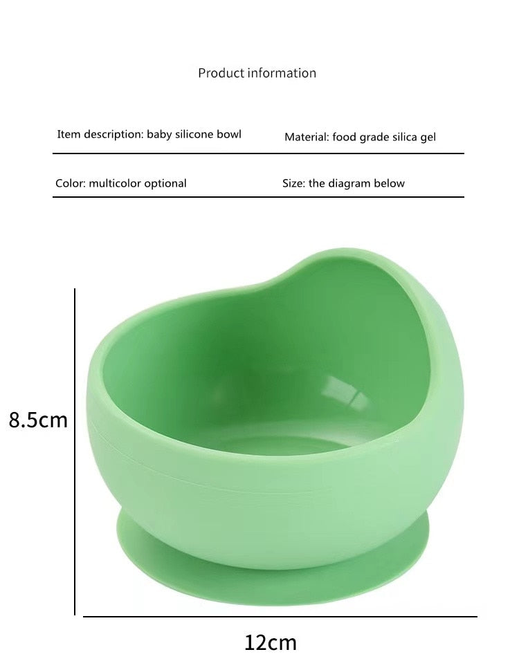 Waterproof Suction Bowl with Spoon