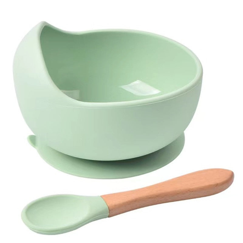 Waterproof Suction Bowl with Spoon